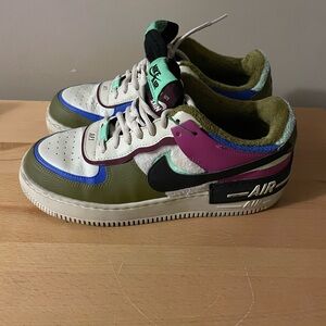 Nike Wmns Air Force 1 Shadow SE 'Cactus Flower' CT1985-500 Sz 9.5